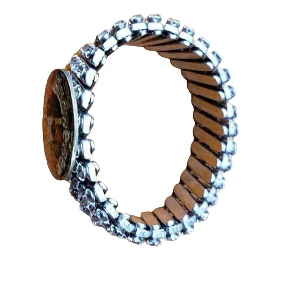 Vintage Budweiser Rhinestone Stretch Bracelet | King of Beers Artisan - Picture 5 of 6